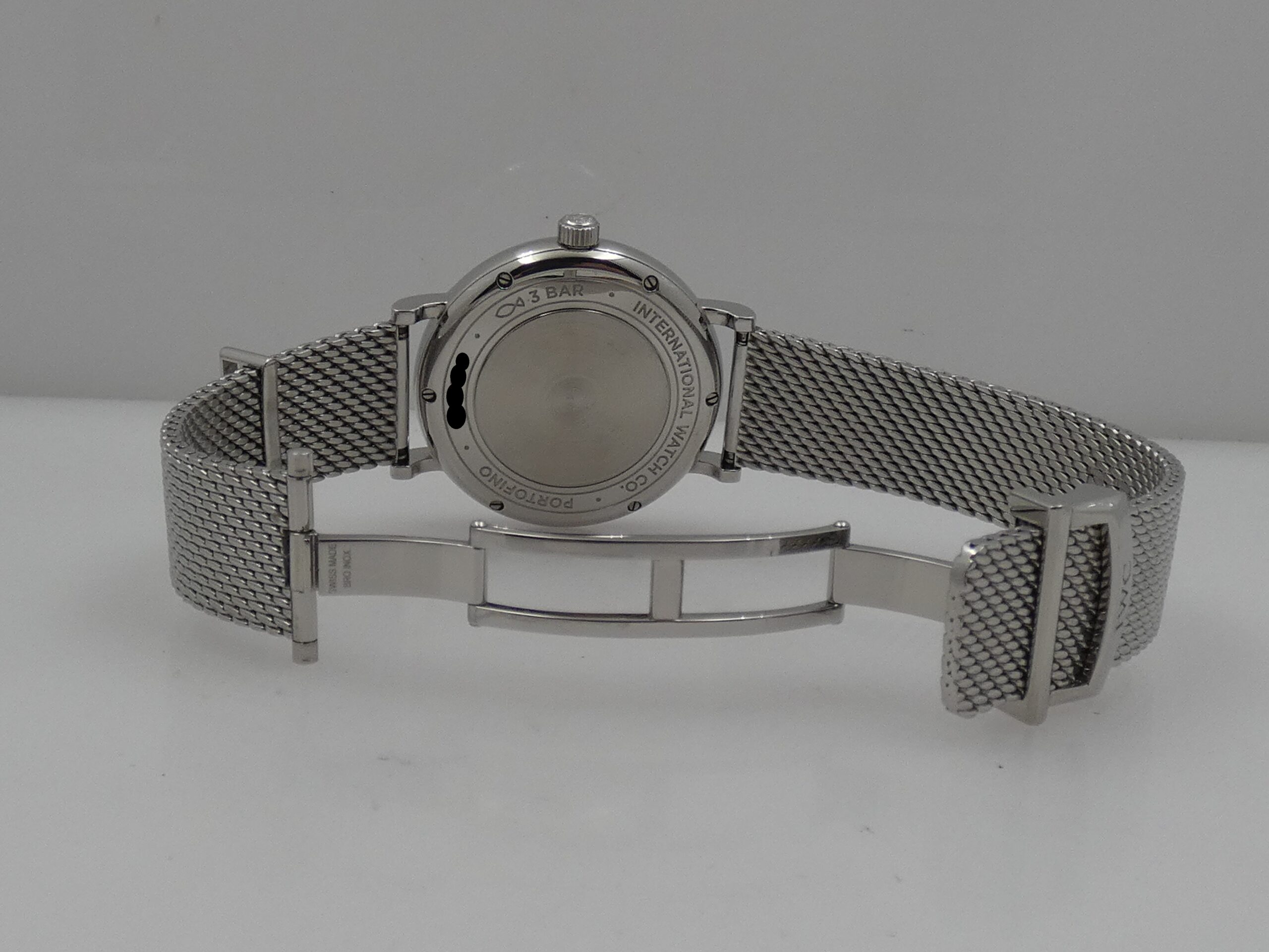 IWC Portofino Automatic 37mm Ardesia DIAMONDS DIAL BOX&PAPERS Anno 2021 IW458110 Bracciale Mesh - immagine 13