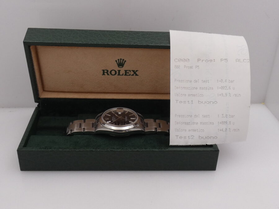 Rolex Oyster Perpetual Date 15200 Black Dial Automatico ANNO 1991 Oyster Bracelet Acciaio - immagine 13