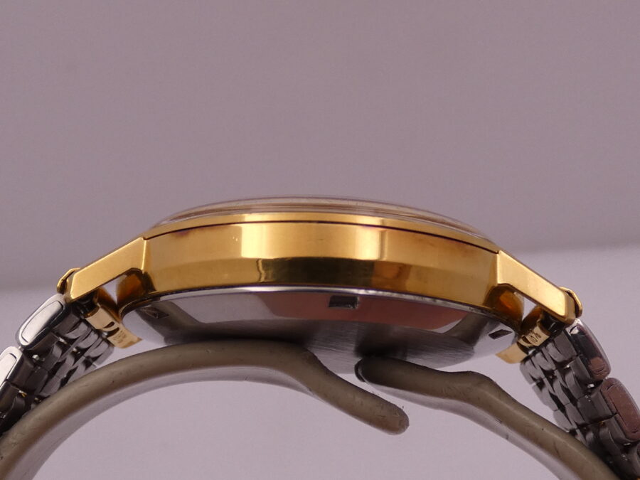 Omega Genève From 1972 Automatic Date 18Kt G.F. TOP CONDITION Ref. 166.763 Braccialato - immagine 13
