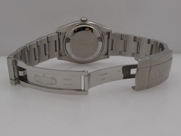 Rolex Oyster Perpetual 34 114200 SALMON DIAL WITH BOX & ROLEX SERVICE Top Condition