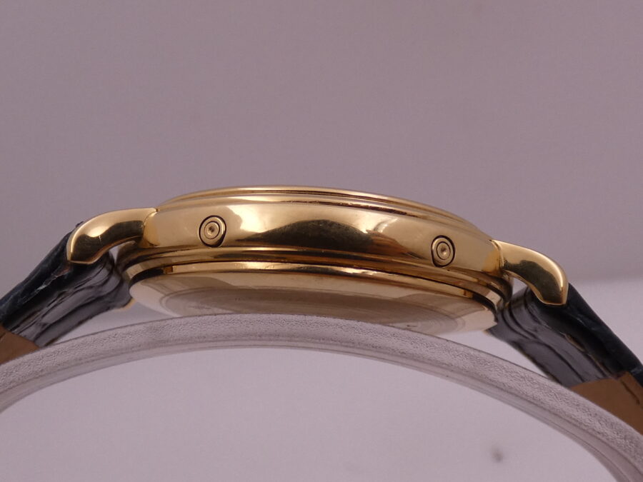 Vacheron Constantin Historiques Triple Calendar Fasi Luna 47050 SIGMA Dial Automatico Oro Massiccio 18Kt With BOX ANNI 90 - immagine 14