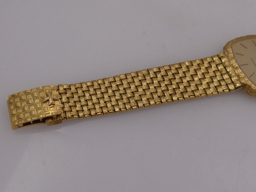 Vacheron Constantin NEW OLD STOCK 18Kt Square Basket 1970s Sigma Dial BOX & PAPERS Automatico Untouched - immagine 14