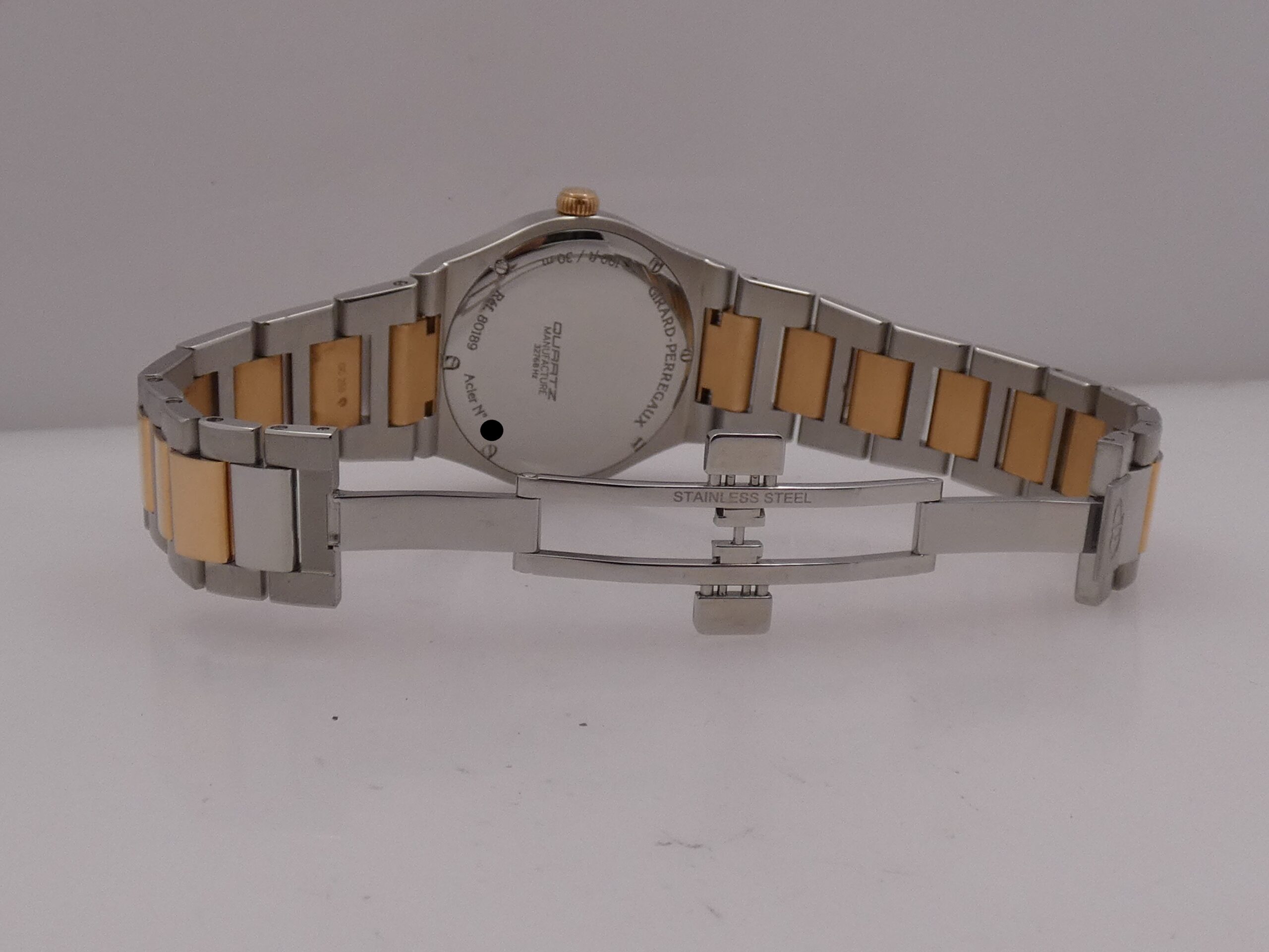 Girard Perregaux Laureato 34 Diamonds Bezel 0.82ct Acciaio & Oro Rosa 18Kt With PAPERS YEAR 2017 TOP CONDITION 56 Factory Diamonds FOR Ladies Ref. 80189D56A132-56A - immagine 13