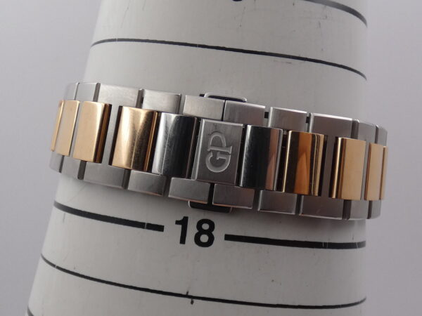 Girard Perregaux Laureato 34 Diamonds Bezel 0.82ct Acciaio & Oro Rosa 18Kt With PAPERS YEAR 2017 TOP CONDITION 56 Factory Diamonds FOR Ladies Ref. 80189D56A132-56A