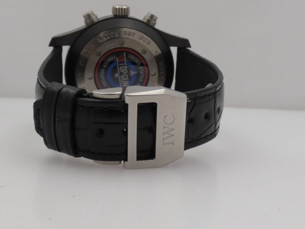 Cronografo IWC Pilot Top Gun Boutique Pilot Edition Flyback Chronograph Blue Index IW388003 BOX&PAPERS Ceramica Automatico Anno 2015 LIKE NEW