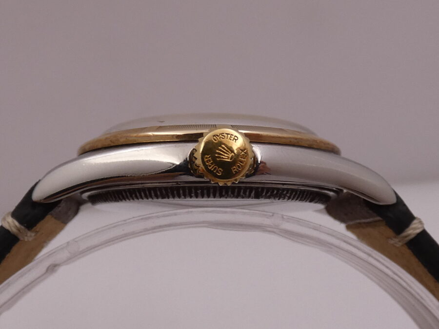 Rolex Oyster Precision 6082 Lunetta Thunderbird Oro 18Kt & Acciaio ANNO 1950 Carica Manuale Vintage - immagine 14