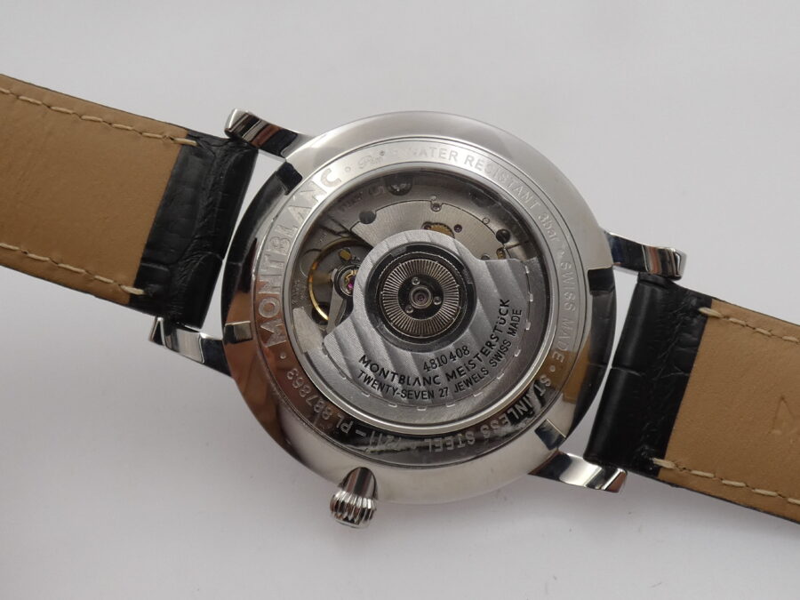 Montblanc Star Classique Petite Seconde NEW BOX&PAPERS STICKERS Automatico ANNO 2025 Acciaio Ref. 7211 MAI INDOSSATO - immagine 14