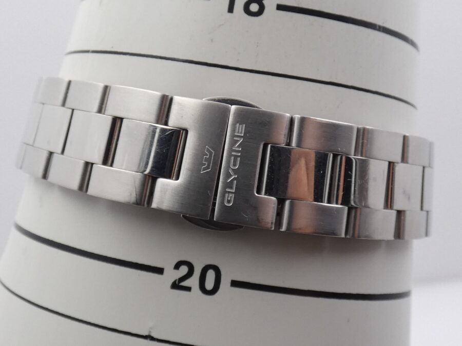 Glycine Combat Sub 36mm BLUE DIAL BOX&PAPERS Automatico Anno 2021 Braccialato - immagine 14