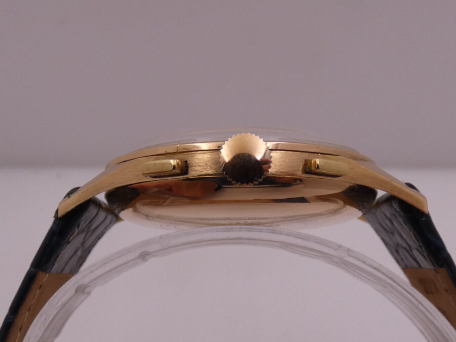 Cronografo Walker Bicompax  Oro Rosa 18Kt Jumbo 38mm Antimagnetico ANNI '50 Carica Manuale Calibro 248 Vintage - immagine 14