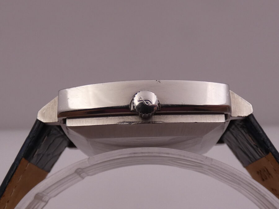 IWC Square 1871 Automatico PELLATON 8541B Blue Dial Anni 70 Acciaio Vintage - immagine 15