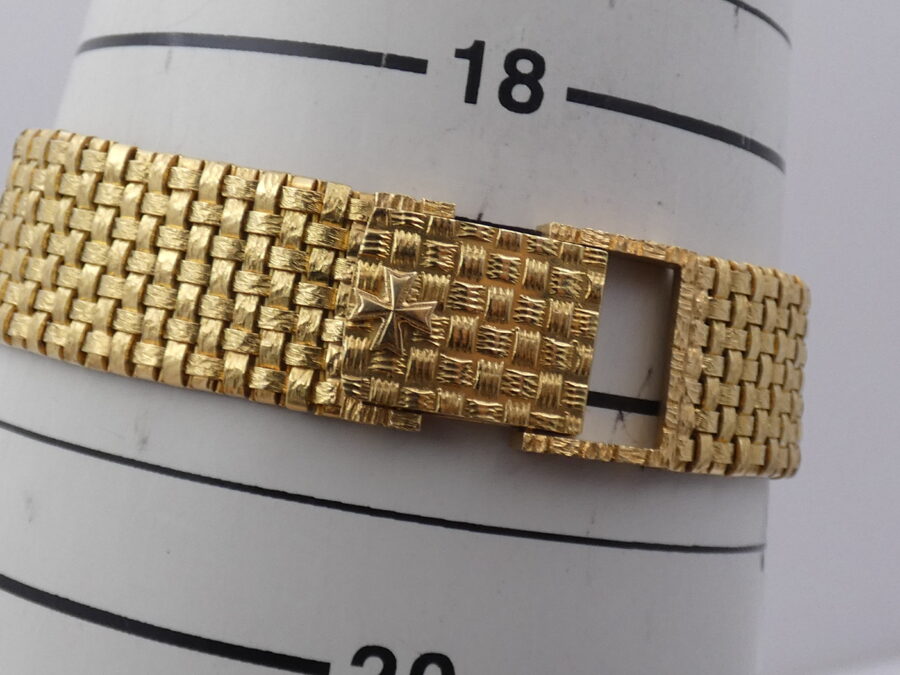 Vacheron Constantin NEW OLD STOCK 18Kt Square Basket 1970s Sigma Dial BOX & PAPERS Automatico Untouched - immagine 15