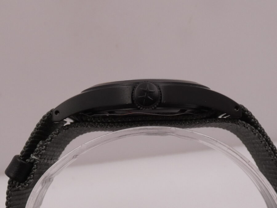 Hamilton Khaki Field Mechanical NEW BOX&PAPERS Carica Manuale Acciaio Black PVD Mai Indossato Ref. H694090 - immagine 14