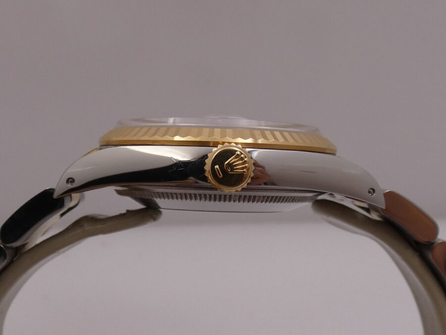 Rolex Datejust 36 16233 TOP CONDITION Oro Massiccio 18Kt & Acciaio BOX&PAPERS ITALIA Anno 1991 Mai Lucidato - immagine 15
