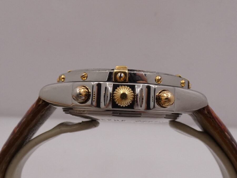 Cronografo Breitling Chronomat  B13352 With BOX & C.O.S.C Acciaio & Oro 18Kt Automatico Anni '2000s - immagine 15