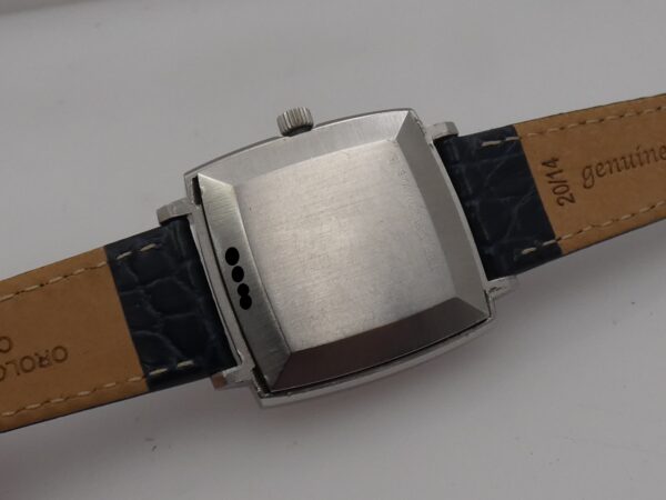 IWC Square 1871 Automatico PELLATON 8541B Blue Dial Anni 70 Acciaio Vintage