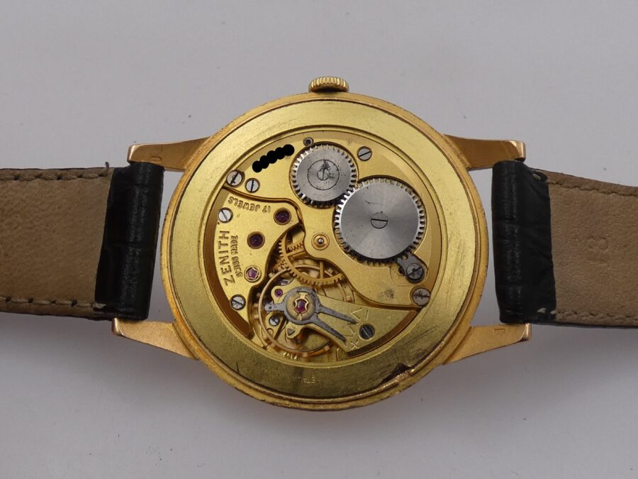 Zenith Stellina Oversize 37mm Oro Rosa 18Kt ANNO 1960 Manuale Cal. 40 - immagine 16
