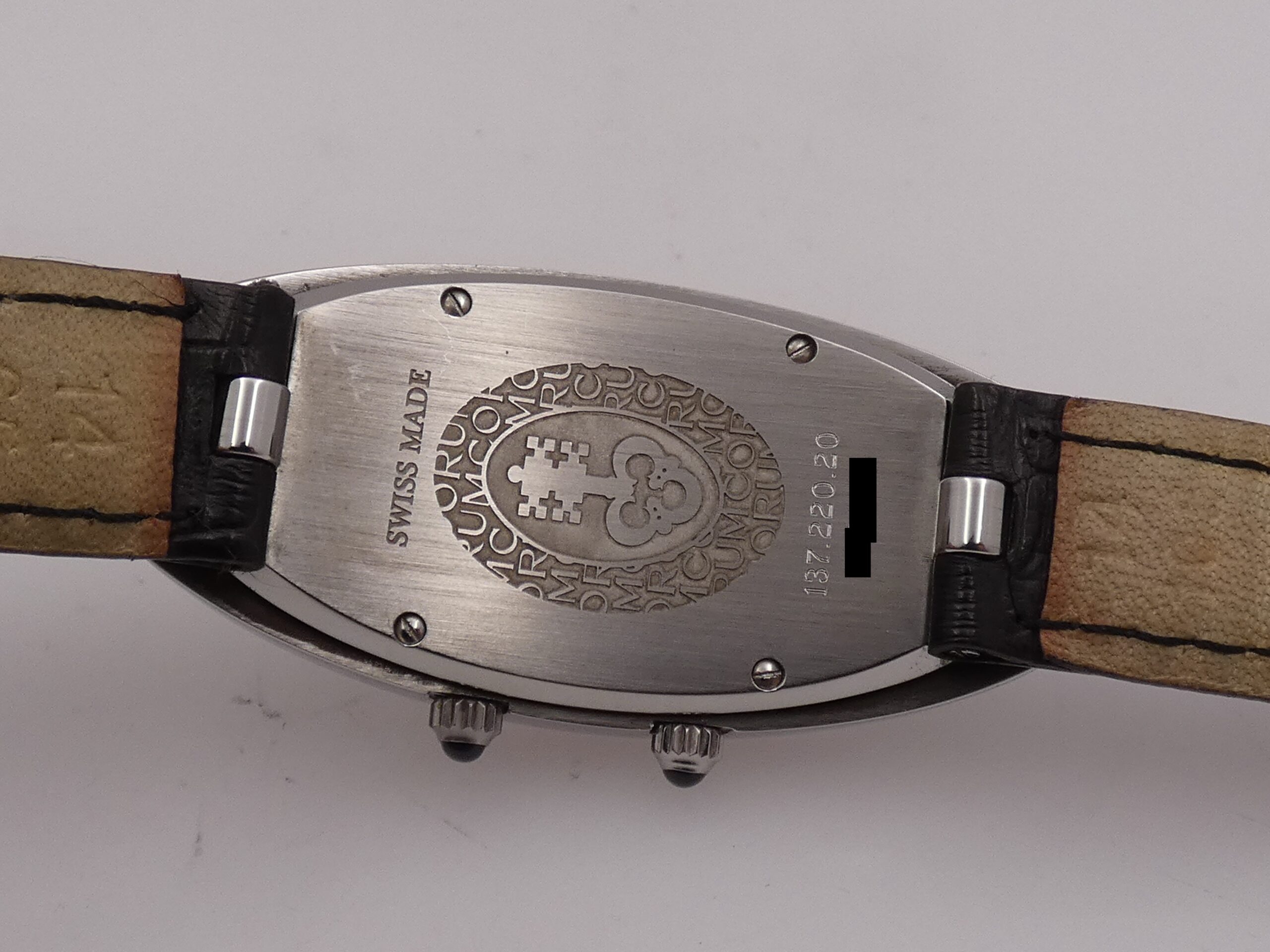 Corum Oval Bi-Time MOP DIAL Dual Crown 137.220.20 Acciaio ANNI 2000 For Ladies - immagine 16