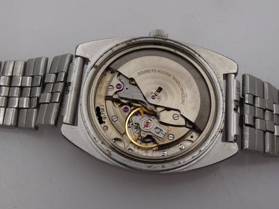 IWC Cushion 1828 Automatic PELLATON 8541B ANNI '70s Jubilee Bracelet Acciaio Vintage - immagine 16