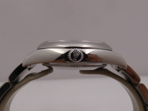 Rolex Oyster Perpetual 34 114200 SALMON DIAL WITH BOX & ROLEX SERVICE Top Condition