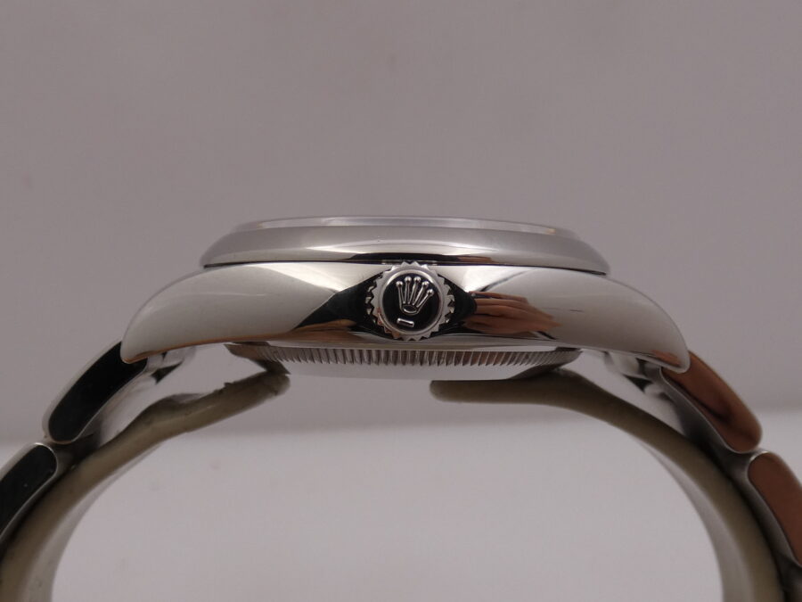 Rolex Oyster Perpetual 34 114200 SALMON DIAL WITH BOX & ROLEX SERVICE Top Condition - immagine 16