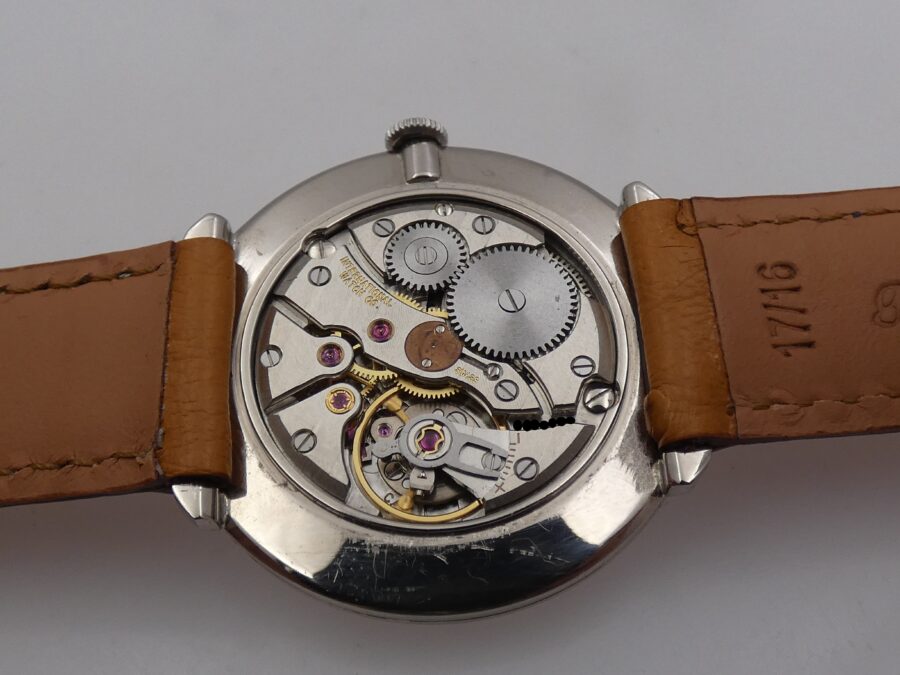IWC Classic Vintage 1410 Oro Bianco 18Kt Diamond Dial TOP CONDITION Carica Manuale Anni 60's - immagine 16