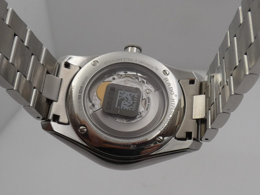 Rado HyperChrome R32115113 NEW WITH BOX & TAG PRICE Automatico Acciaio & Ceramos MAI INDOSSATO - immagine 17