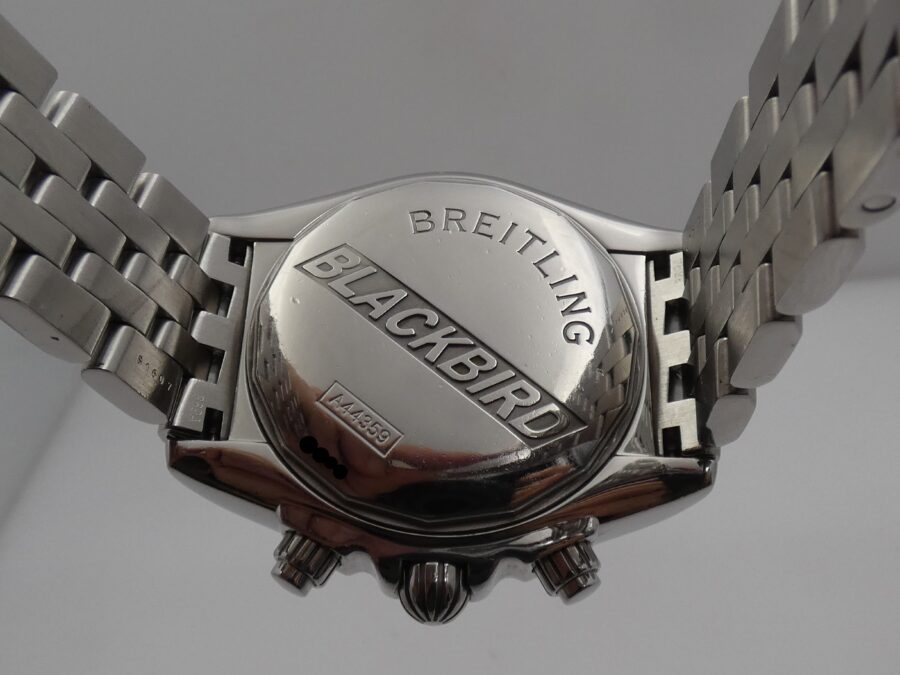 Cronografo Breitling Blackbird Big Date BOX&PAPERS Anno 2007 SERVICED in Breitling Automatic Chronometer A44359 Bracciale Pilot - immagine 17