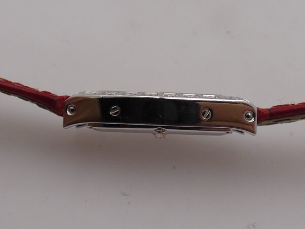 Cartier Lanières Hexagonal 2560 18Kt White Gold Factory Diamonds ANNI '2000s For Ladies