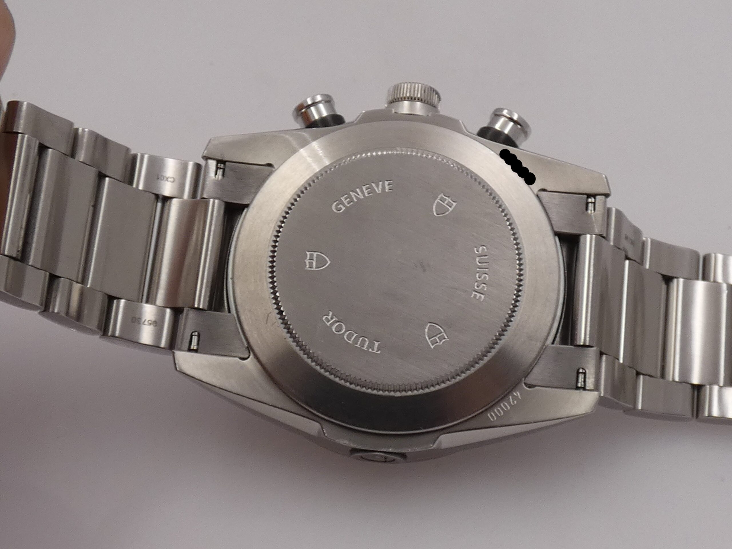 Cronografo Tudor Fastrider Chrono 42000 Black Dial Anno 2013 Automatico Acciaio Braccialato - immagine 17
