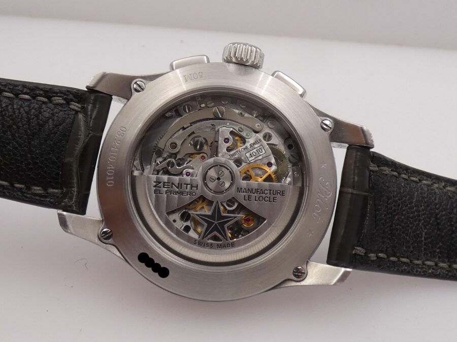 Cronografo Zenith El Primero Big Date Special Pilot 42mm 03.2410.4010 Automatico Acciaio - immagine 16