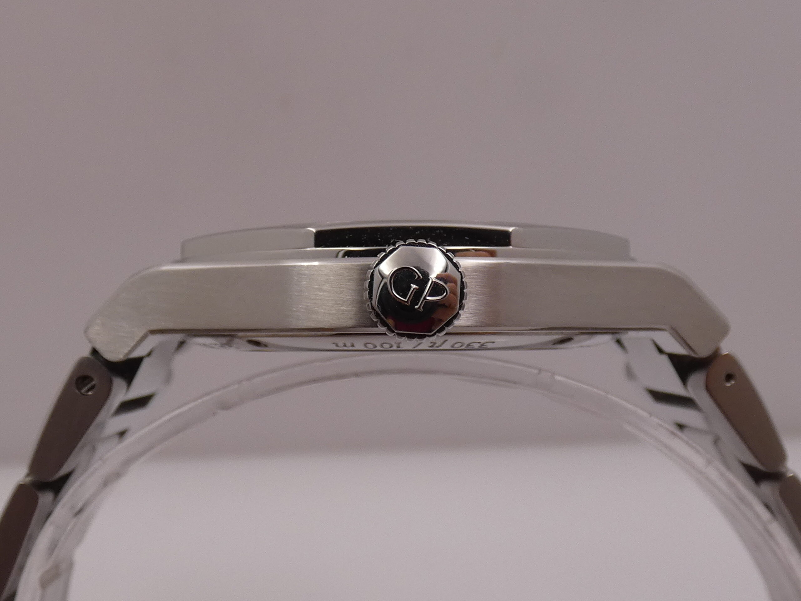 Girard Perregaux Laureato 81010 WITH PAPERS Anno 2021 TOP CONDITION Guillochè Blue Dial Automatico Acciaio - immagine 17