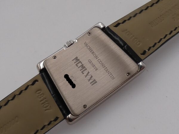 Vacheron Constantin 1972 MCMLXXII Asymmetric Diamonds Bezel Oro Bianco 18Kt Blue Dial TOP CONDITION 37010/000G Manuale FULL SET