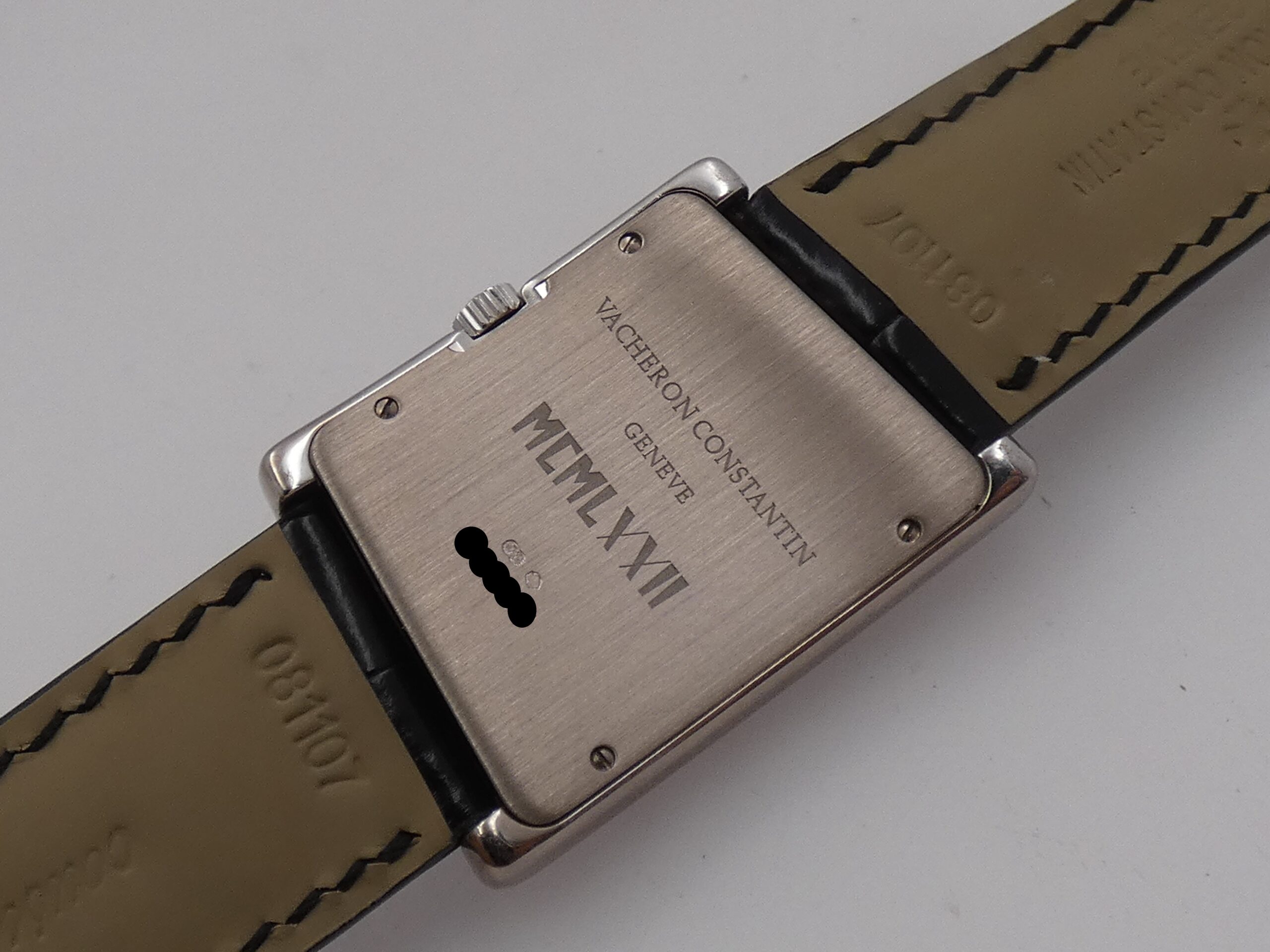 Vacheron Constantin 1972 MCMLXXII Asymmetric Diamonds Bezel Oro Bianco 18Kt Blue Dial TOP CONDITION 37010/000G Manuale FULL SET - immagine 18