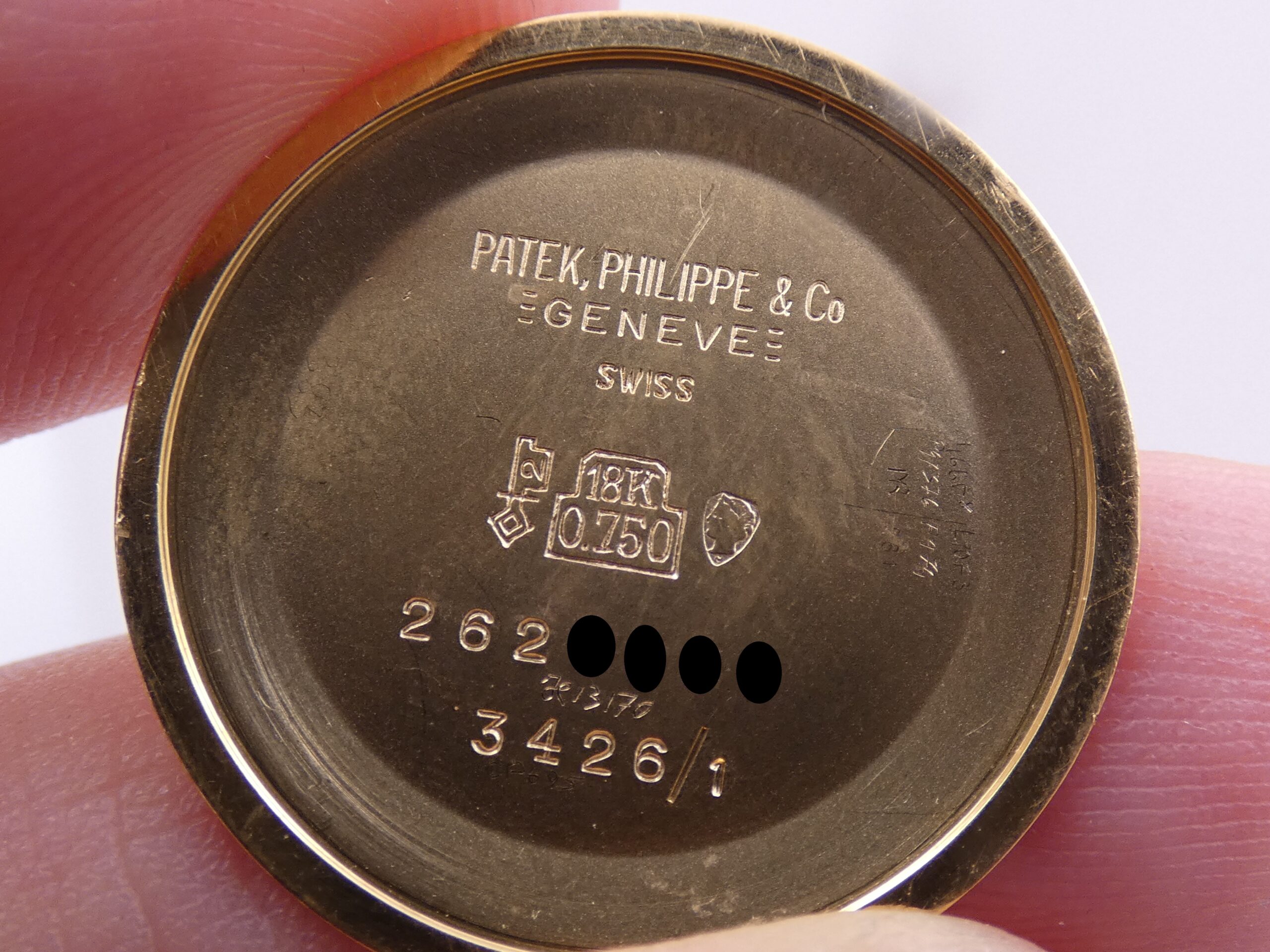 Patek Philippe Calatrava 3426 Oro Massiccio18Kt Texured Dial ANNO 1965 Manuale Vintage - immagine 17