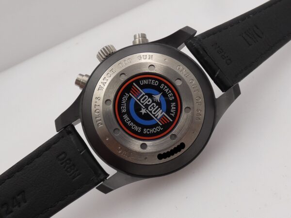 Cronografo IWC Pilot Top Gun Boutique Pilot Edition Flyback Chronograph Blue Index IW388003 BOX&PAPERS Ceramica Automatico Anno 2015 LIKE NEW