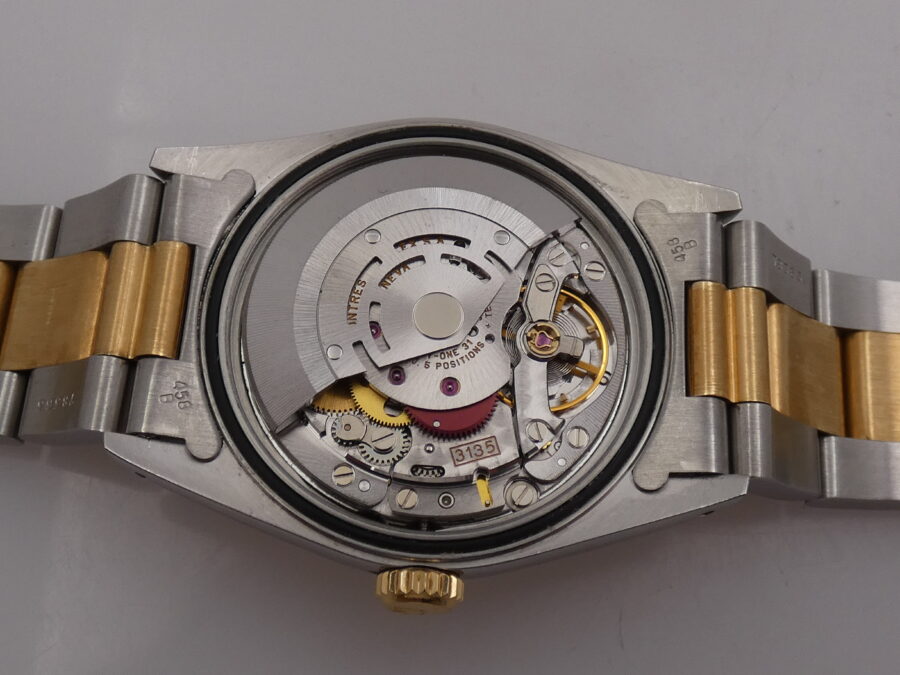 Rolex Datejust 36 16233 TOP CONDITION Oro Massiccio 18Kt & Acciaio BOX&PAPERS ITALIA Anno 1991 Mai Lucidato - immagine 17