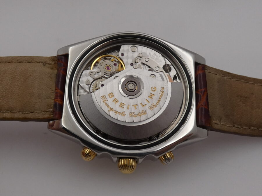 Cronografo Breitling Chronomat  B13352 With BOX & C.O.S.C Acciaio & Oro 18Kt Automatico Anni '2000s - immagine 17