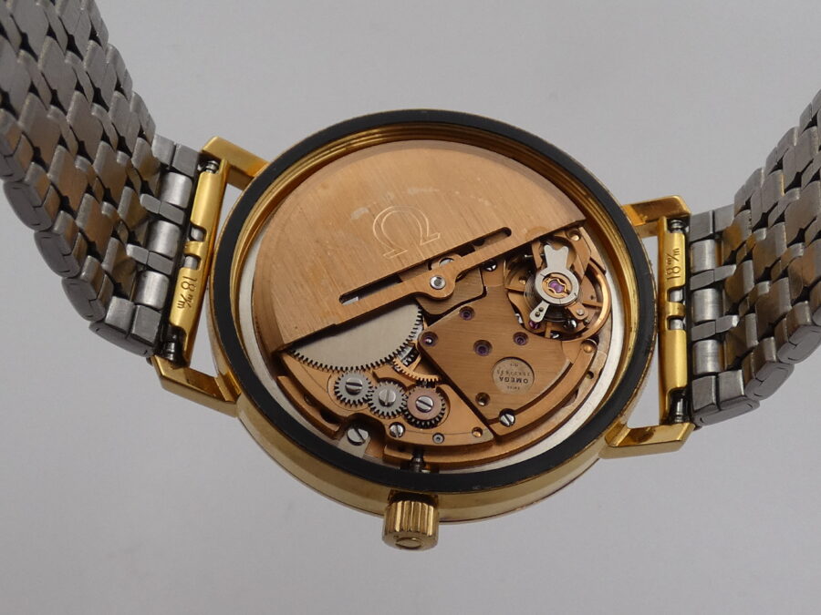 Omega Genève From 1972 Automatic Date 18Kt G.F. TOP CONDITION Ref. 166.763 Braccialato - immagine 17