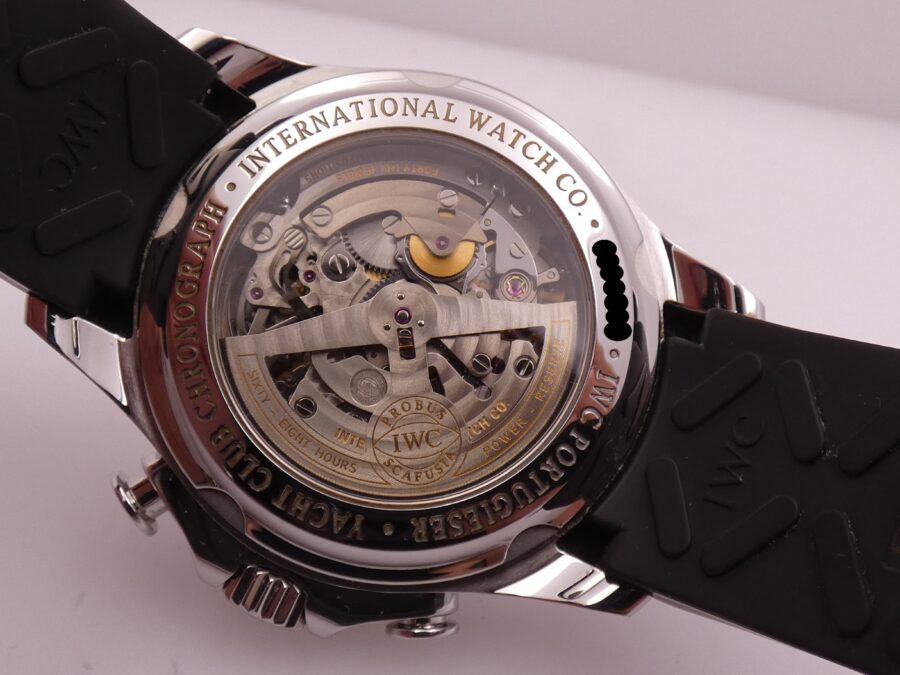 Cronografo IWC Portuguese Yacht Club 45mm IW390206 BOX&PAPERS Automatico Anno 2015 Acciaio - immagine 17