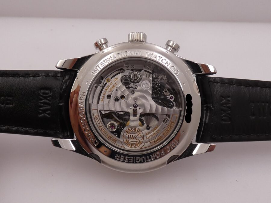 Cronografo IWC Portuguese With PAPERS TOP CONDITION Anno 2019 BLUE DIAL Automatico Acciaio Ref. IW390303 - immagine 18