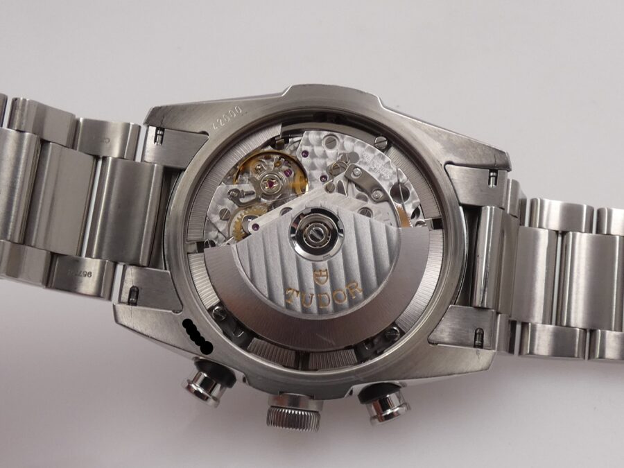 Cronografo Tudor Fastrider Chrono 42000 Black Dial Anno 2013 Automatico Acciaio Braccialato - immagine 18