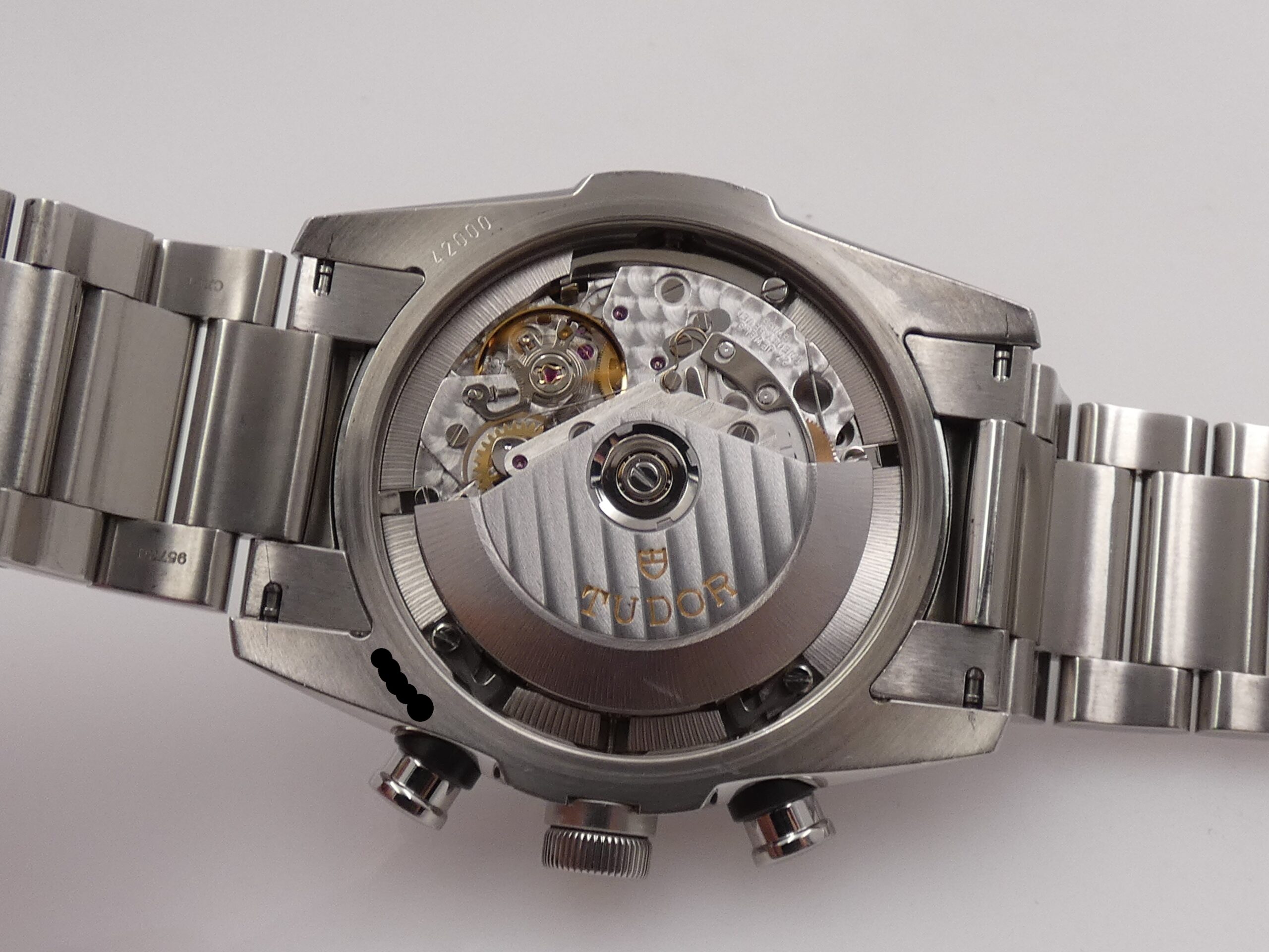 Cronografo Tudor Fastrider Chrono 42000 Black Dial Anno 2013 Automatico Acciaio Braccialato - immagine 18