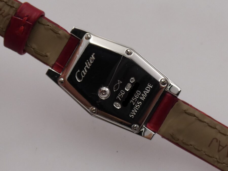 Cartier Lanières Hexagonal 2560 18Kt White Gold Factory Diamonds ANNI '2000s For Ladies - immagine 17