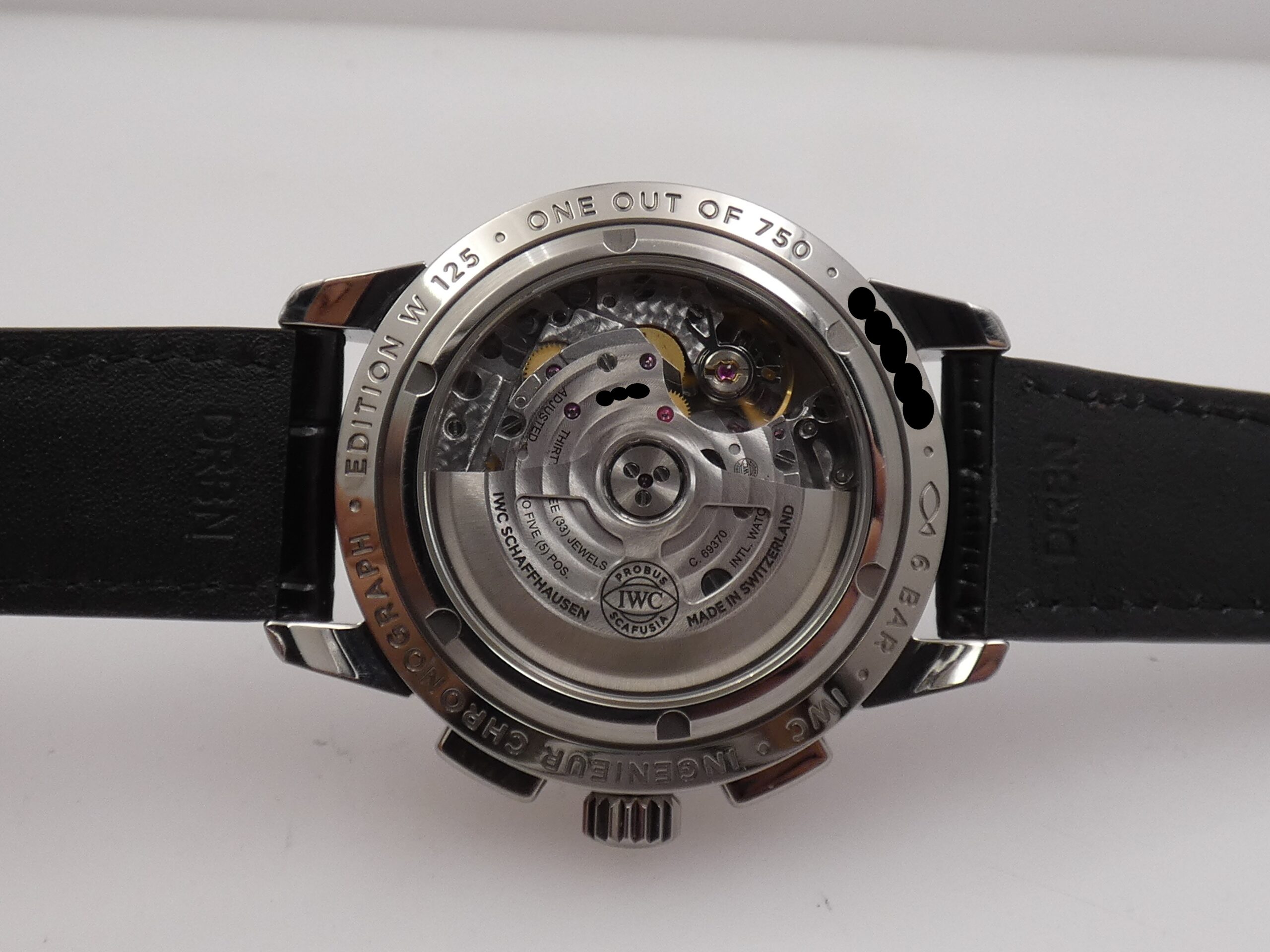 Cronografo IWC Ingenieur IW3807 EDIZIONE "W 125" BOX&PAPERS Anno 2018 Automatico Titanio Edizione Speciale 750 pz - immagine 18