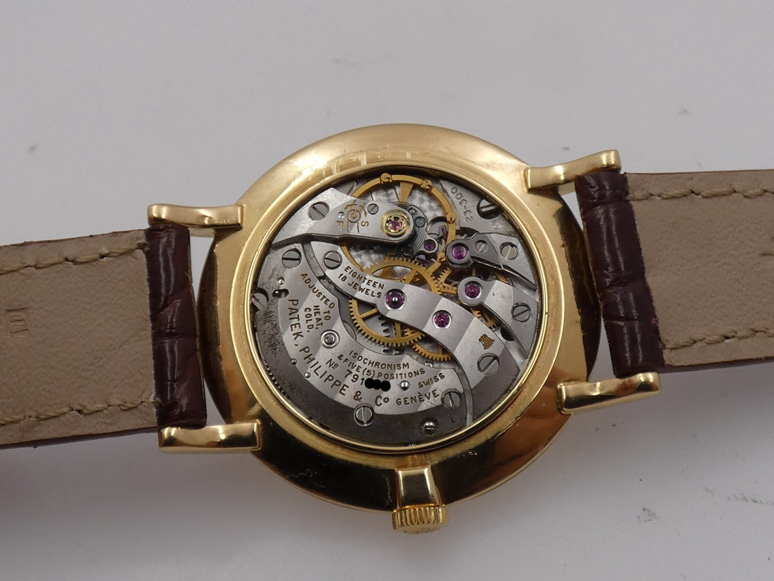 Patek Philippe Calatrava 3426 Oro Massiccio18Kt Texured Dial ANNO 1965 Manuale Vintage - immagine 18