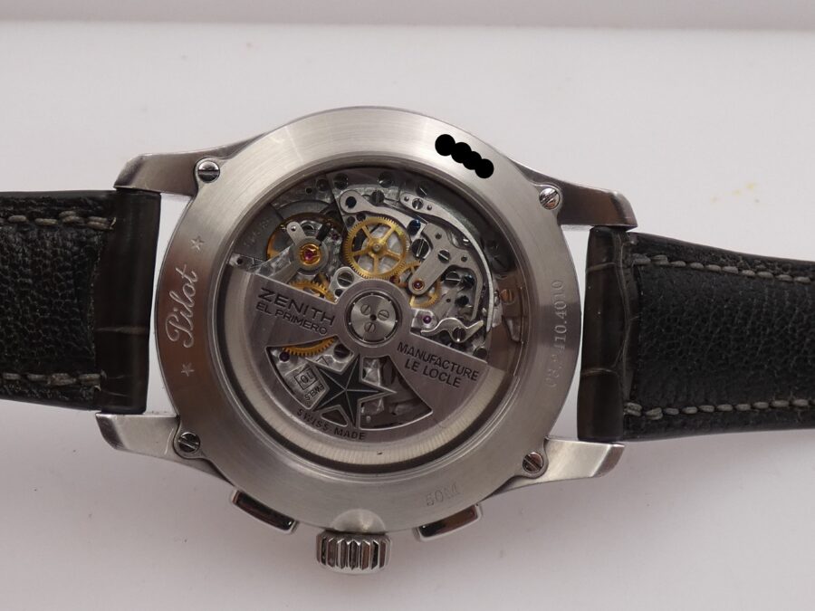 Cronografo Zenith El Primero Big Date Special Pilot 42mm 03.2410.4010 Automatico Acciaio - immagine 17