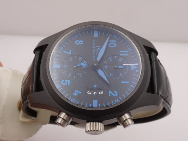 Cronografo IWC Pilot Top Gun Boutique Pilot Edition Flyback Chronograph Blue Index IW388003 BOX&PAPERS Ceramica Automatico Anno 2015 LIKE NEW