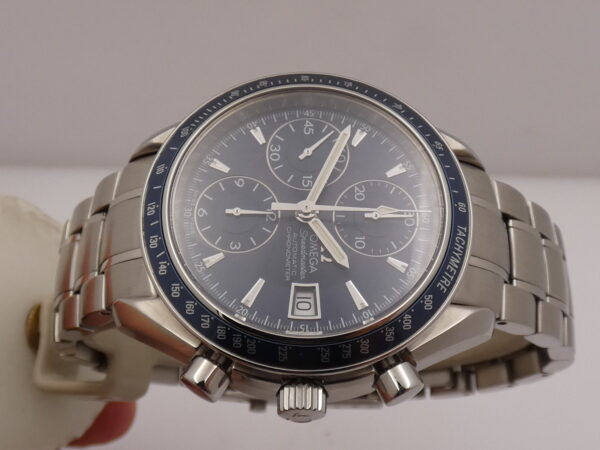 Cronografo Omega Speedmaster Date WITH PAPERS Anno 2017 3212.80.00 BLUE DIAL Automatico Acciaio