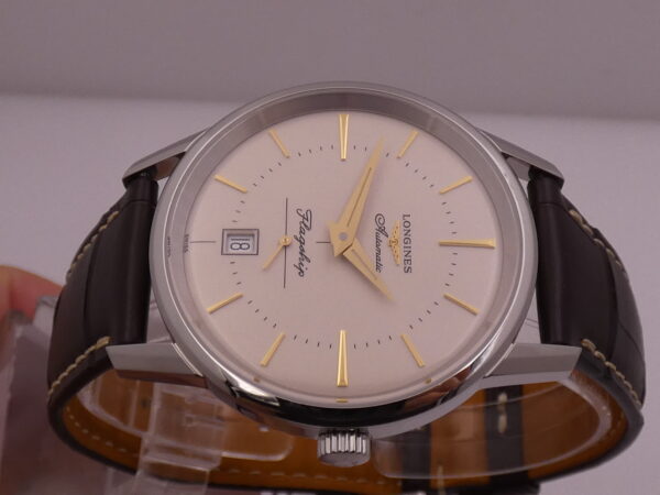 Longines Flagship Heritage L4.795.4 NEW BOX PAPERS & TAG PRICE Automatico Anno 2025 Mai Indossato