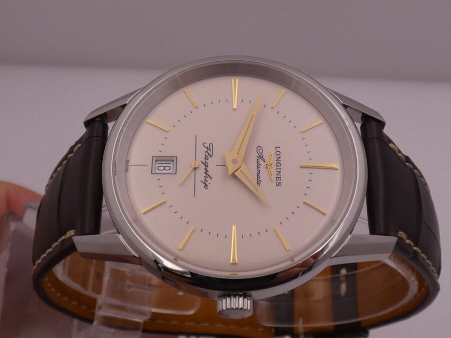 Longines Flagship Heritage L4.795.4 NEW BOX PAPERS & TAG PRICE Automatico Anno 2025 Mai Indossato - immagine 3